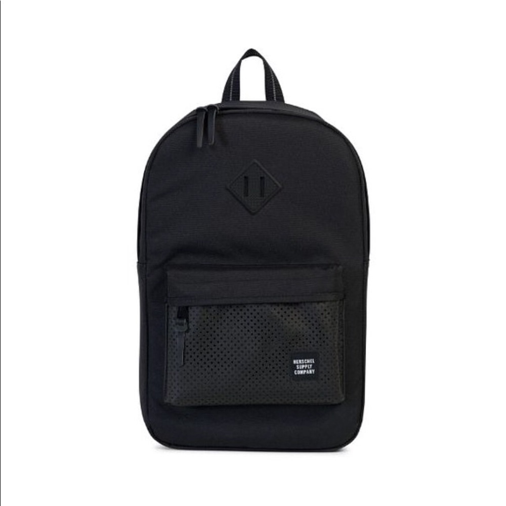 Herschel Heritage Mid-Volume Black Backpack